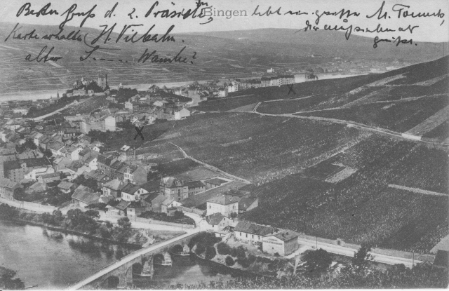 Bin Drususbruecke Stadt ca 1920