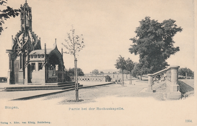 Bin Partie an Rochuskapelle um 1900
