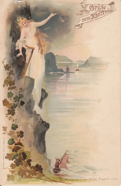 Loreley Jugendstil um 1900