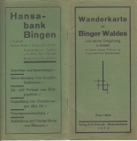 Waldgaststaetten u aehnl Wanderkarte Umschlag 1929 BUTTON